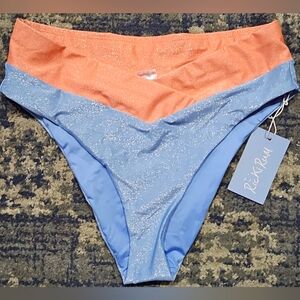 Ricki Rum Sparkle Reversible Bikini Bottom Medium
